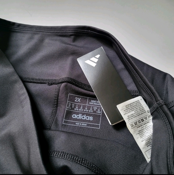 ADIDAS Essential womens high waist tights Plus size 2X Black - Picture 5 of 7